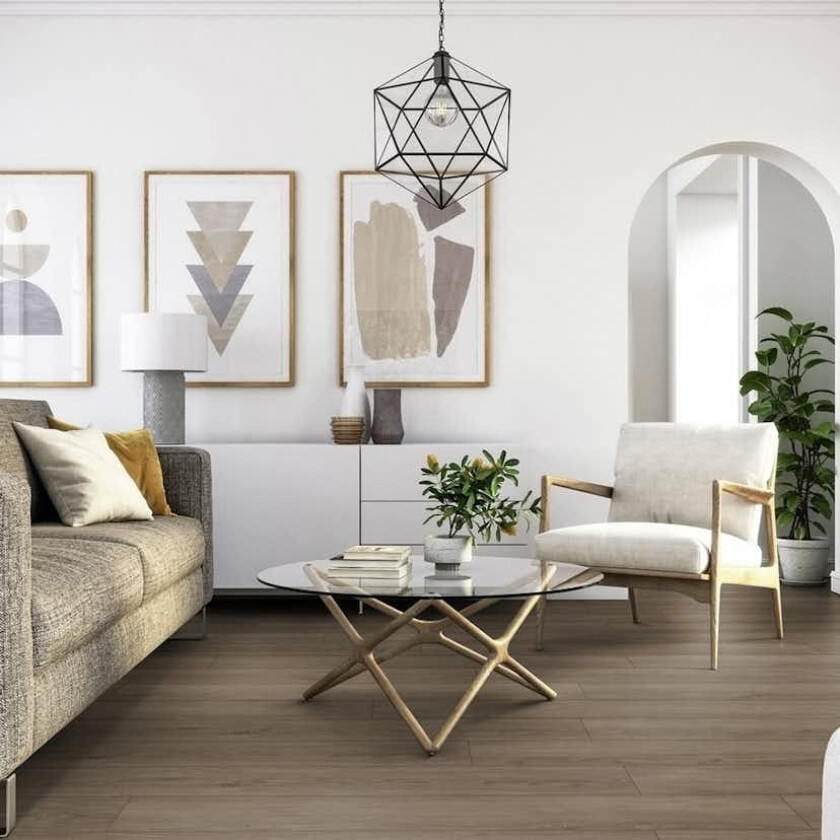 Laminatgulv Tarkett Soundlogic Aurora Oak Dawn