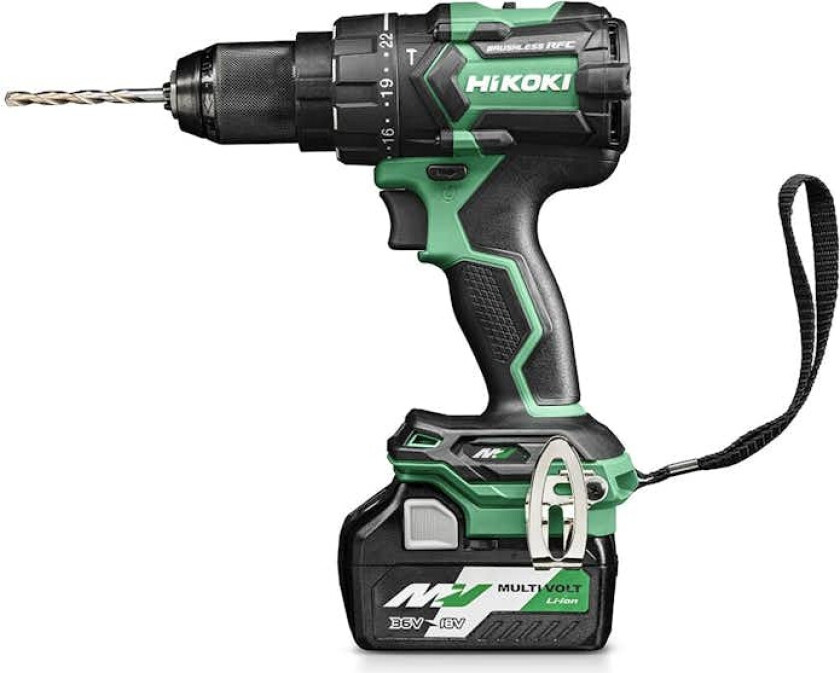 Bilde av Slagbormaskin Hikoki Power Tools DV36DC med Batteri og Lader