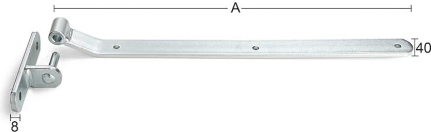 Bilde av Stabelhengsel Habo 212B