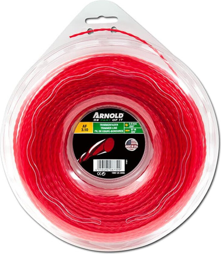 Trimmertråd Arnold 98 m Redline Pro Twisted