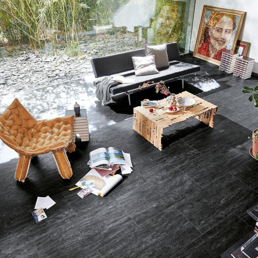 Vinylgulv Meister Comfort DB 600 S Black Lava 7323