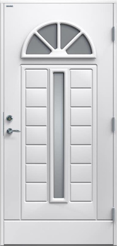 Ytterdør Diplomat Victoria Sotet glass