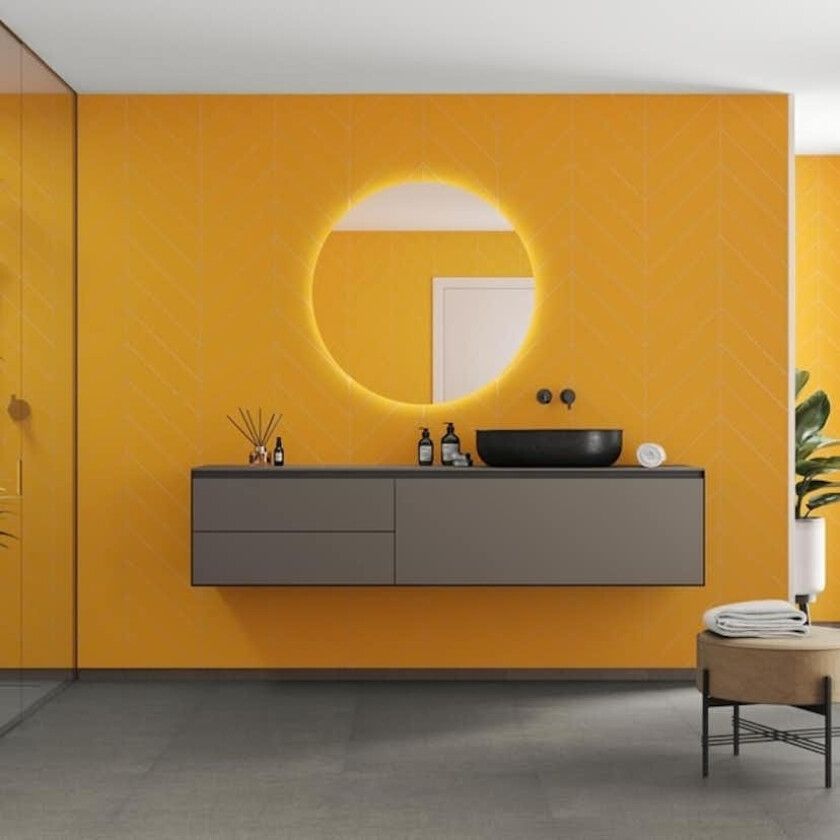 Baderomspanel Fibo 2167-M78 Deep Yellow