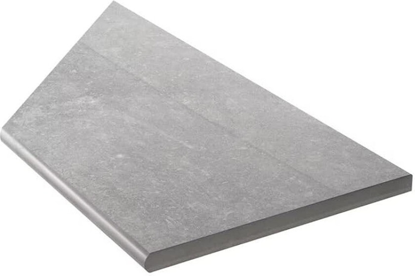 Klinker Bricmate Z Limestone Grey Pool Inner Corner Right 59,6x29,7 cm