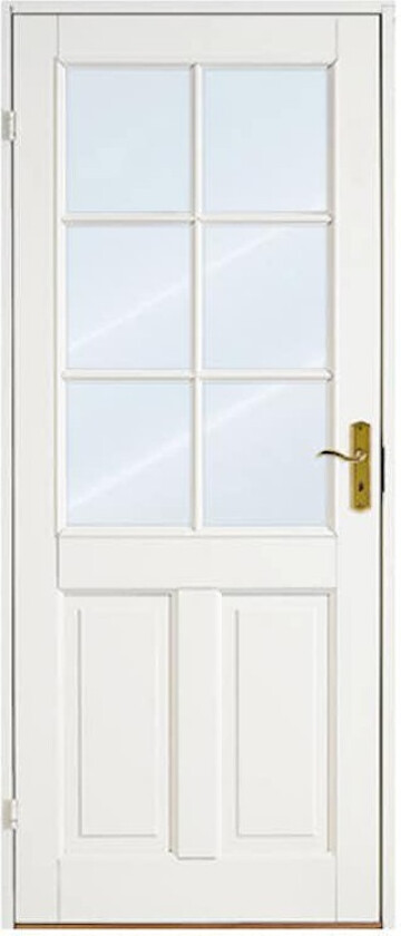 Innerdør Scanflex Elise Hvit Klarglass