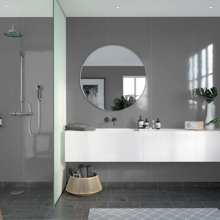 Baderomspanel Fibo 4115 M10 Medium Grey