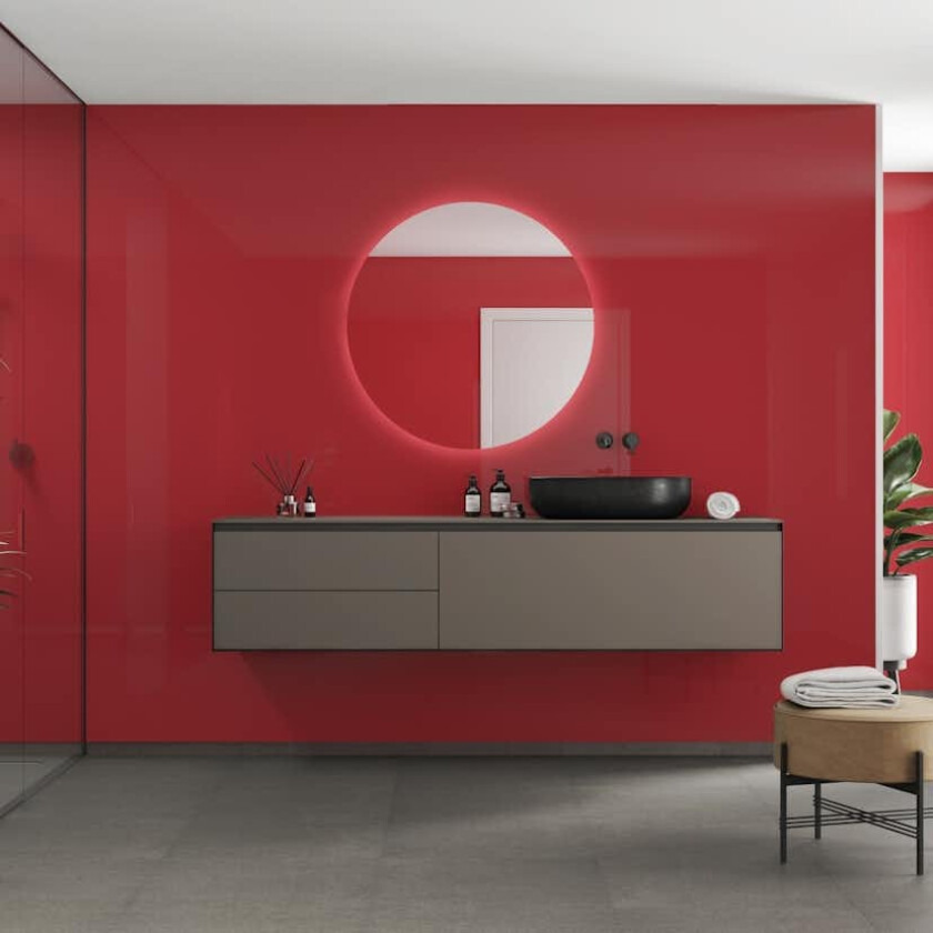 Baderomspanel Fibo 2101 F00 HG Red