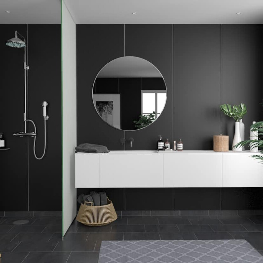 Baderomspanel Fibo 2024-M10 S Black