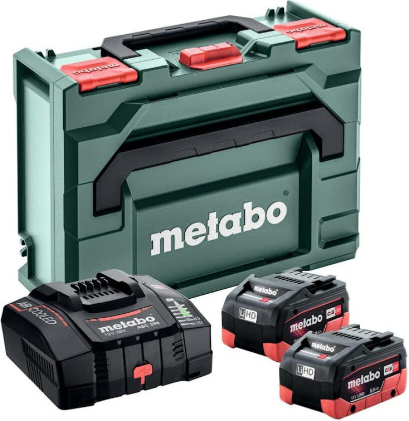 Bilde av Batterisett Metabo 2X8,0AH LIHD ASC290 MB