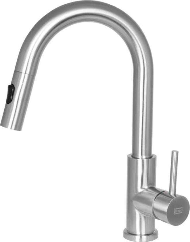 Kjøkkenbatteri Strand Stainless Solid SO-1404 med Uttrekkbar Tut