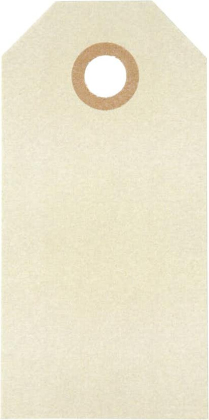 Bilde av Manillamerker Creativ Company Str 4x8 cm Natur 1 Pk