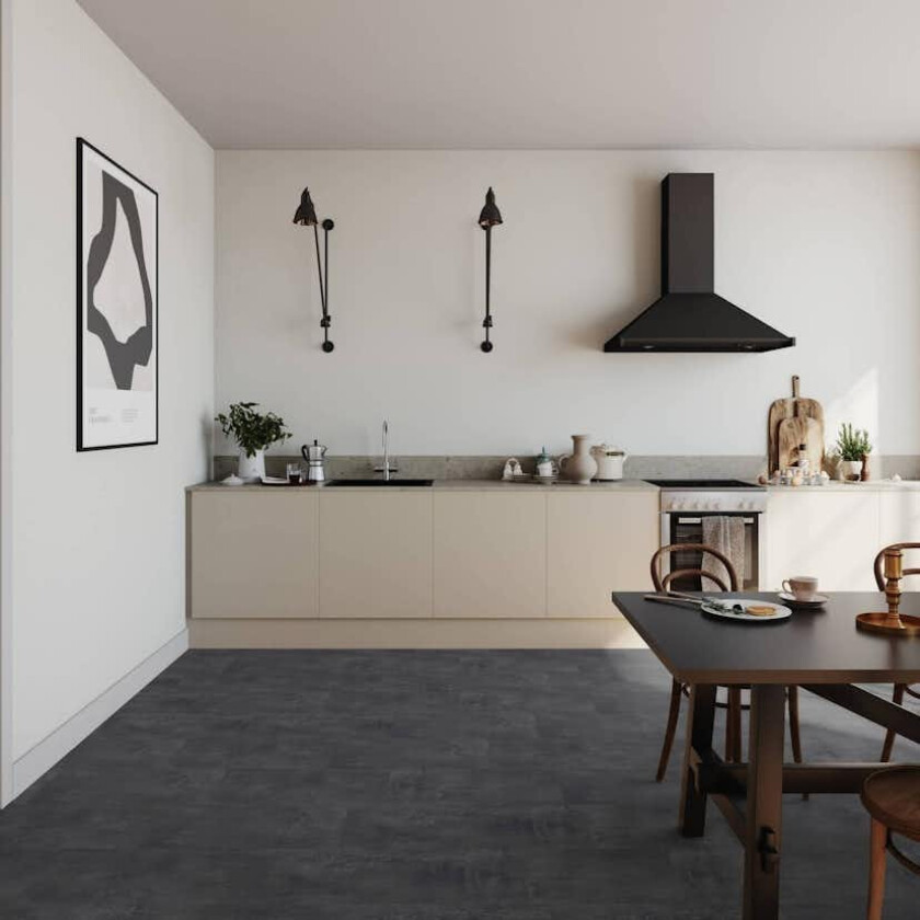 Vinylgulv Tarkett iD Inspiration 55 Vintage Zinc Black