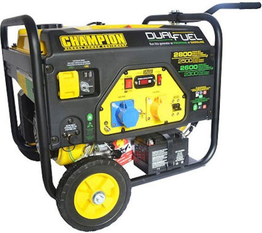 Strømaggregat Champion Generators CPG3500 2,8kW 1-fas Dual Fuel