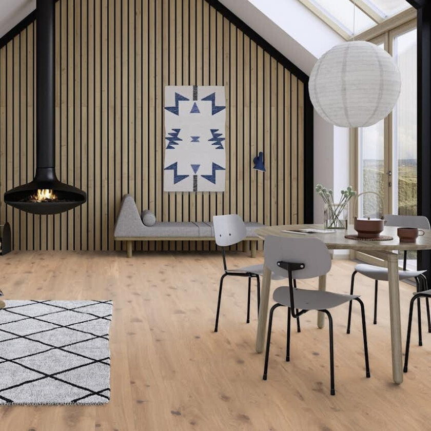 Parkett Boen Eik Vivo B Pure Lakk 1-Stav