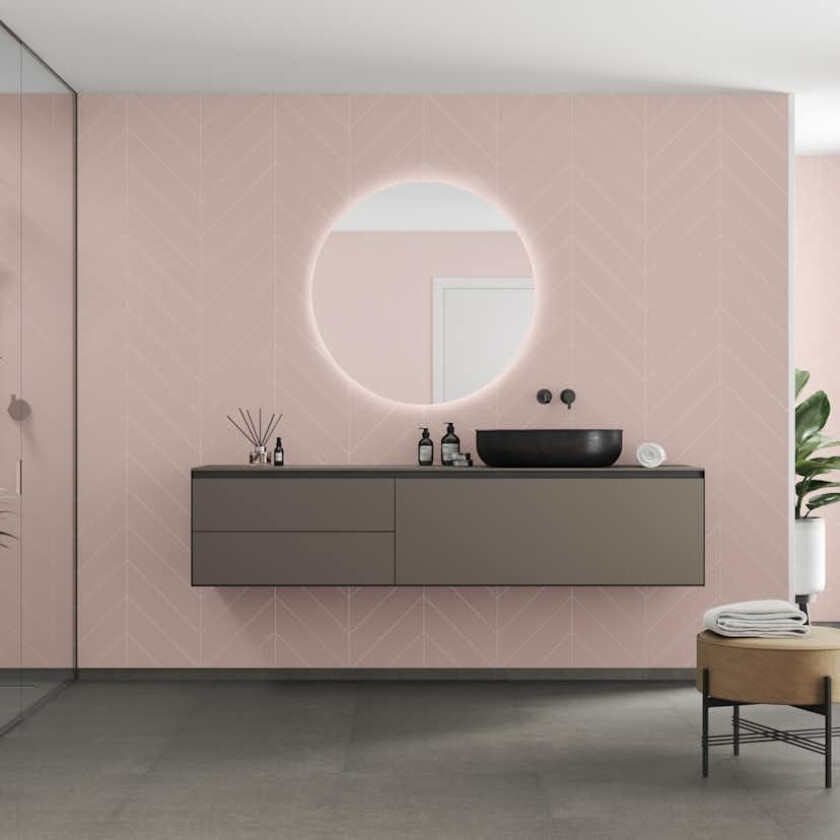 Baderomspanel Fibo 5218-M78 Dusky Pink