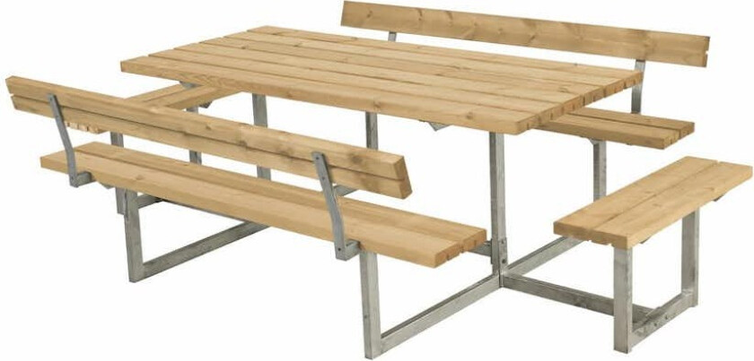 Piknikbord PLUS Basic med Påbygning 260 cm