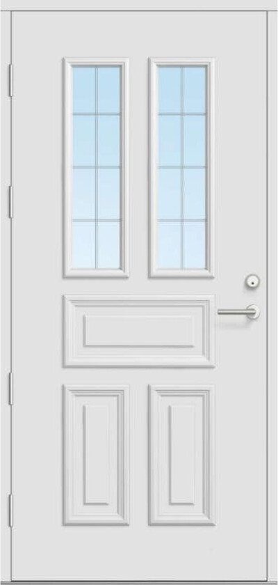 Ytterdør Bygg1 Fjord 04 Slipt Glass