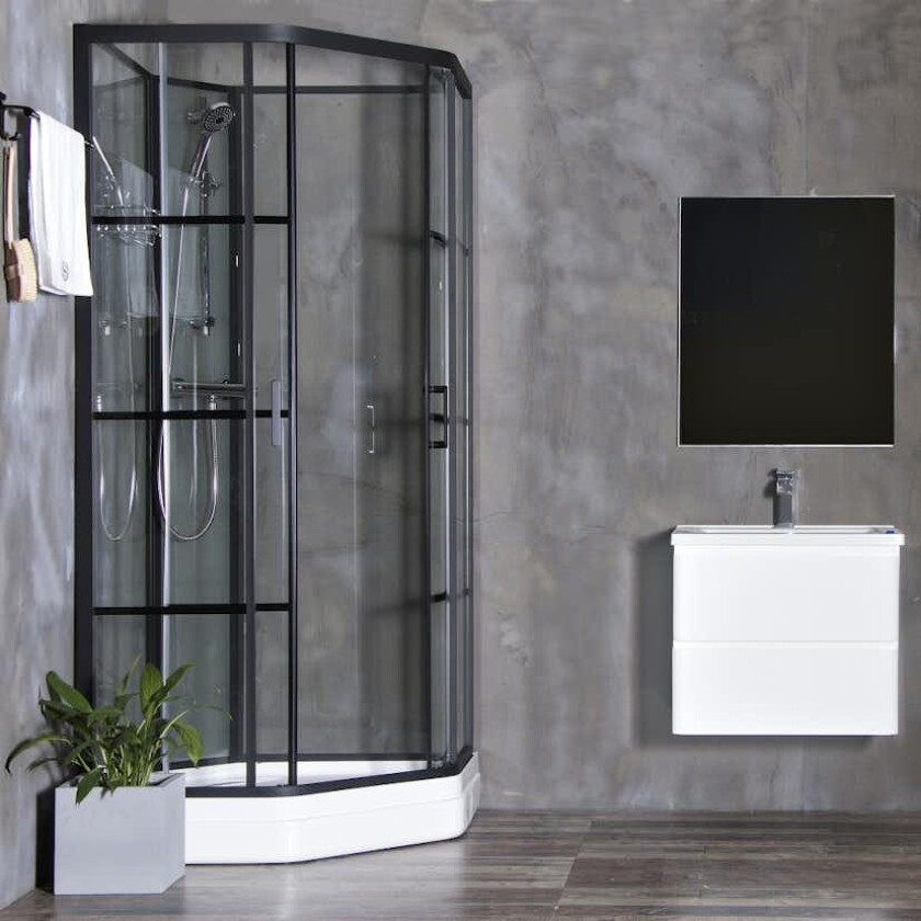 Dusjkabinett Bathlife Betrakta 90x90 Elegant A/W Klarglass