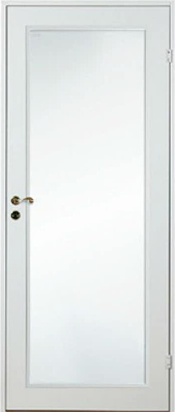 Innerdør Diplomat Lett Hvit Helt glass