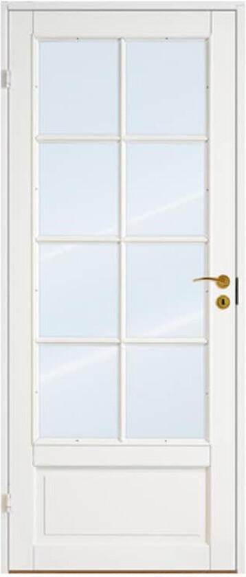 Innerdør Scanflex Skjold Klarglass 2x4