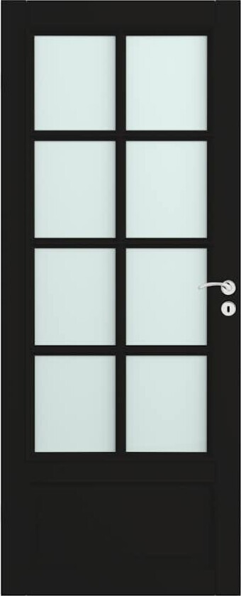 Innerdør Scanflex Skjold Klarglass 2x4