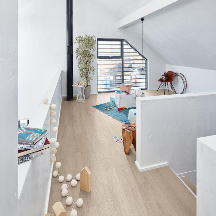 Laminatgulv Meister Laminate LD 150 Hvit Lyed Eik Strip 6181