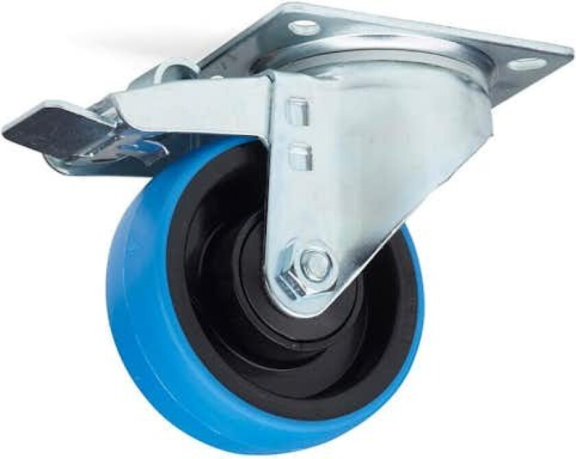 Bilde av Containerhjul Habo 5010 med Brems 100 mm