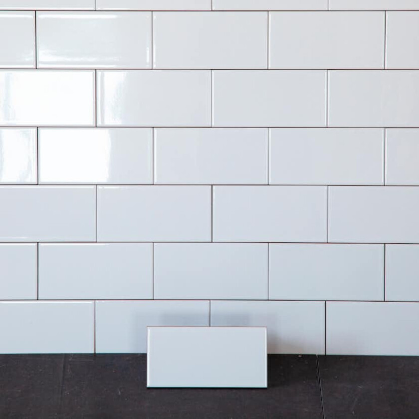 Flis Arredo Color Hvit Blank 10x20 cm