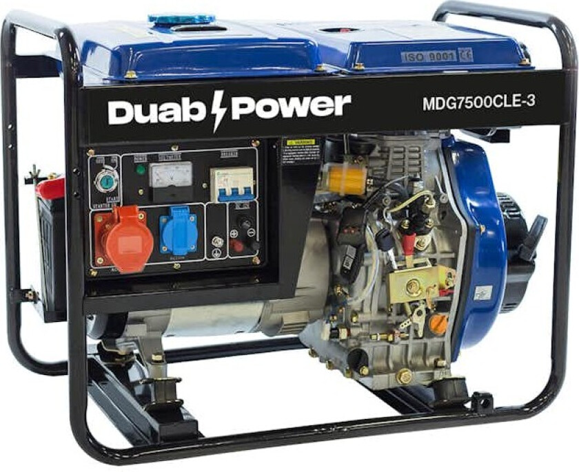 Strømaggregat Duab-Power MDG7500CLE-3 3-fas Diesel