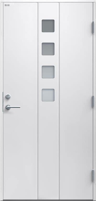 Ytterdør Diplomat Maud Klart Glass