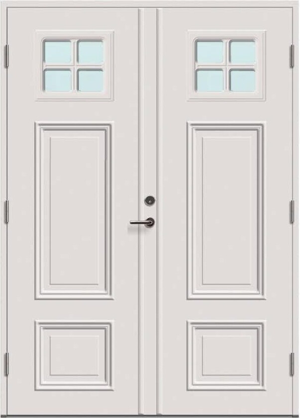 Tofløyet Ytterdør Tundøren Tun 450 Klarglass Hvit