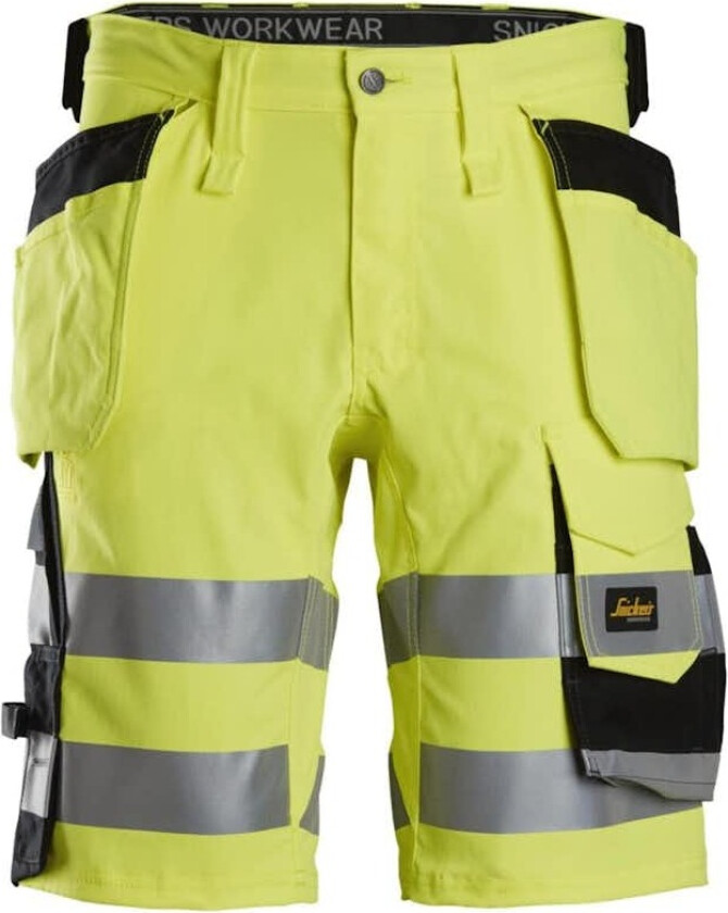 Arbeidsshorts Snickers 6135 HiVis Kl 1 Herre