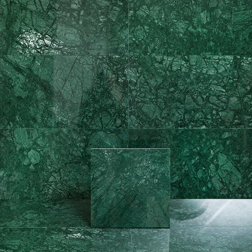 Marmor Arredo Verde Guatemala Grønn Polert 30x30 cm