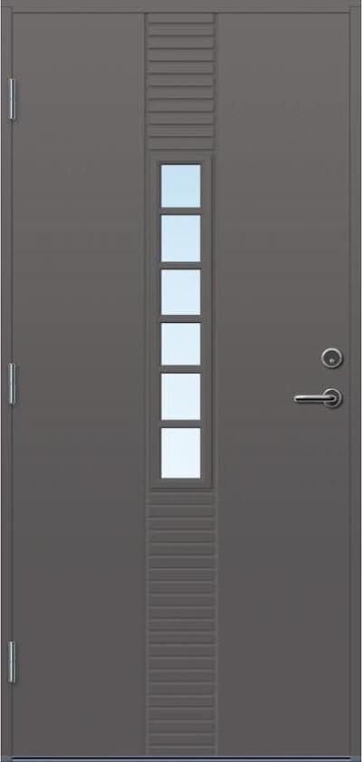 Ytterdør Bygg1 Lillehammer med Kompaktlaminat