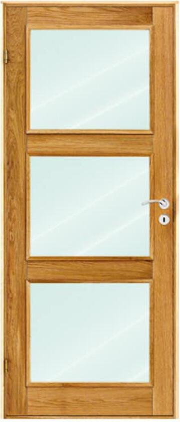 Bilde av Innerdør Scanflex Trend 3 Lakkert Eik Klarglass