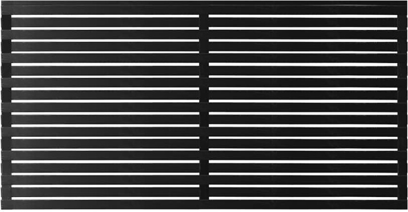 Levegg PLUS Osaka 180x90cm Trykkimpregnert grunnmalt svart