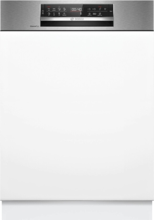 Smi6ecs12e Series 6 Halvintegrert Oppvaskmaskin Eek A 60 Cm Børstet Rustfritt Stål