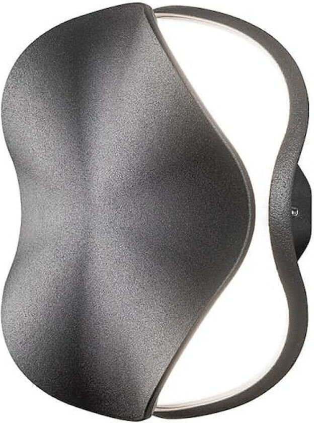 Vegglampe Gnosjö Konstsmide Matera 4W High Power LED Mørk Grå