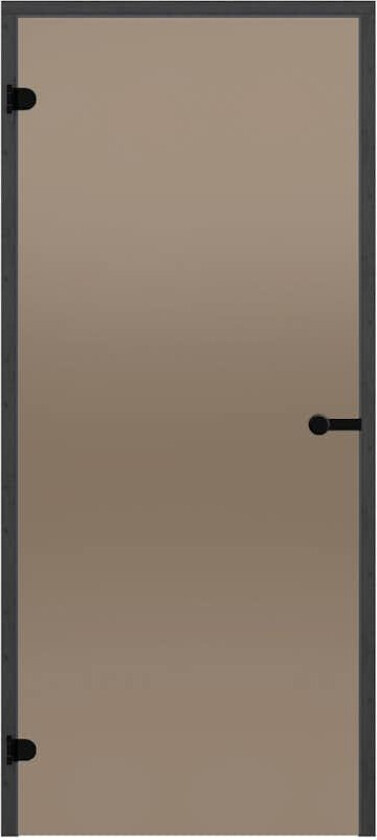 Badstudør Harvia Black Line Bronse 7x19