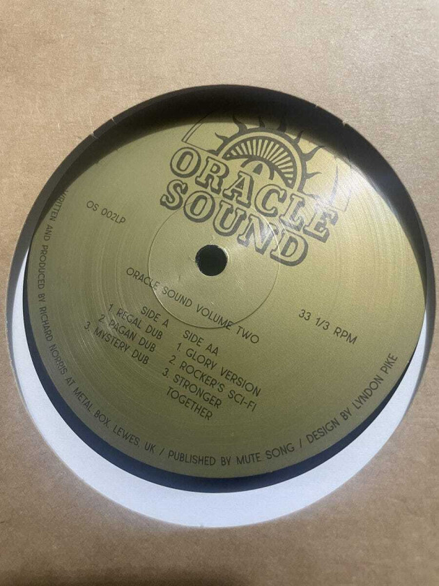 Oracle Sound, Richard Norris Oracle Sound Volume Two LP/Vinyl