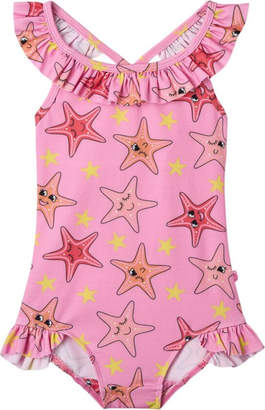 Starfish UV50 Badedrakt Bubblegum | Rosa | 3-4 years