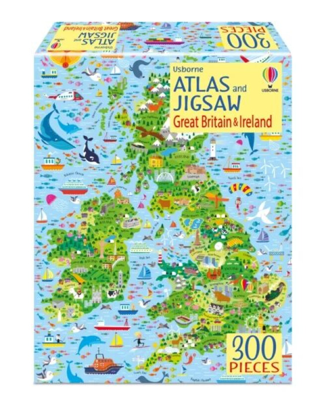 Atlas & Jigsaw Great Britain & Ireland av Sam Smith