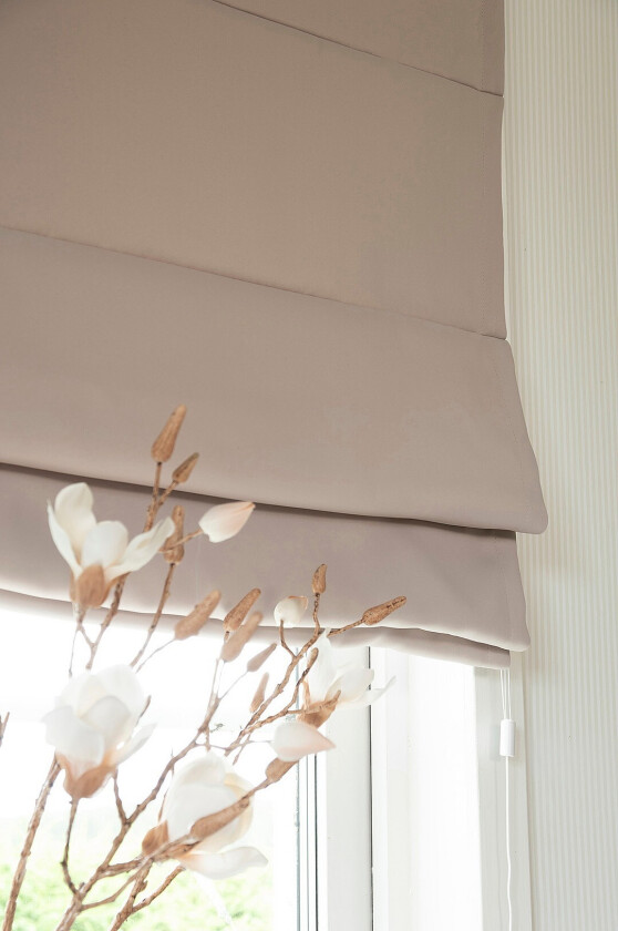 Roman Blind Dokie høyde 160 cm - Beige