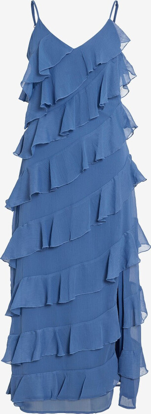 Maxikjole viLuna Strap Ankle Dress - Blå