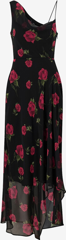 Maxikjole Dress Rosa - Svart