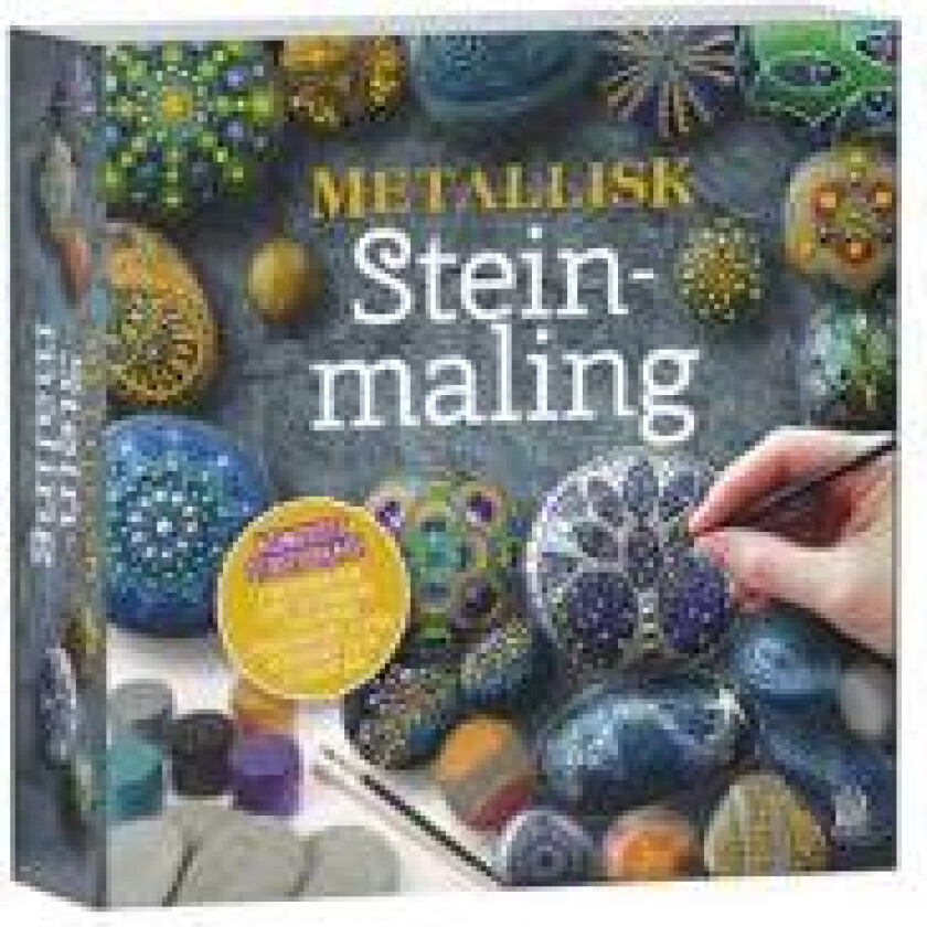 Metallisk steinmaling