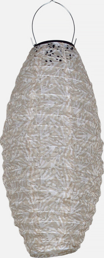 Lanterne solcelle cocoon - beige