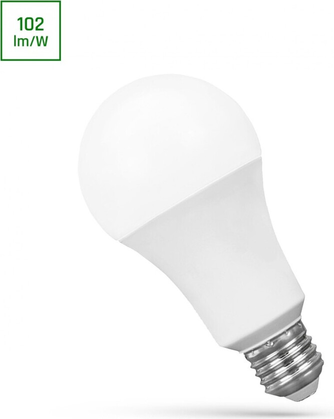 LED E27 230V 20W Nøytral Hvit A65 Spektrum - Dimbar : Ikke dimbar, Kulør : Nøytral