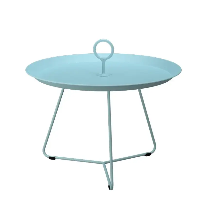 EYELET sidebord Ø57,5 Isblå