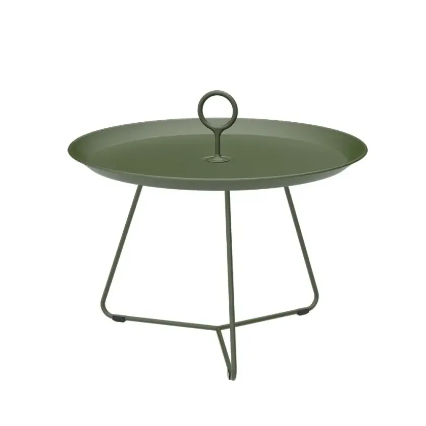 EYELET sidebord Ø57,5 olivengrønn